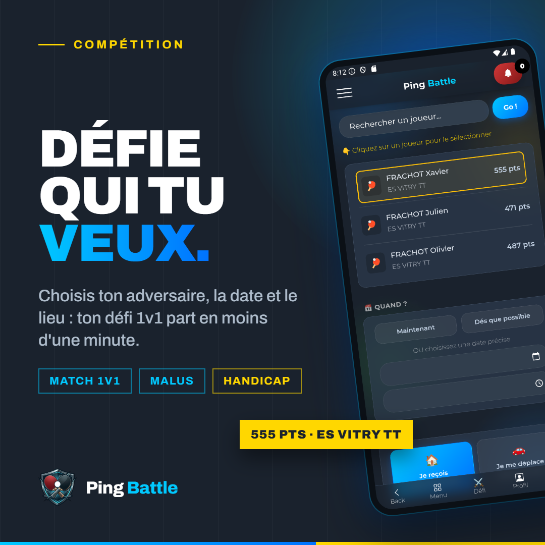 Défier un joueur